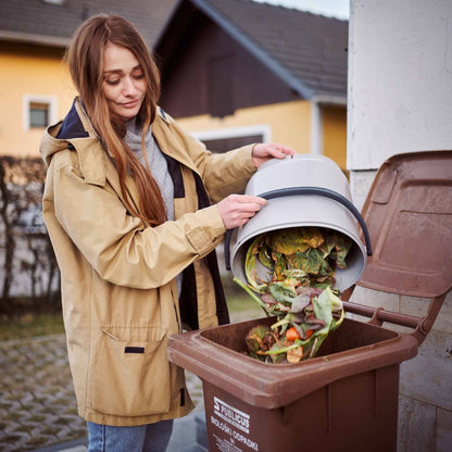 Biojäätmete komposter Bokashi Organko Essential oliiviroheline komplekt 2 x 15,3 L - Koduwärk