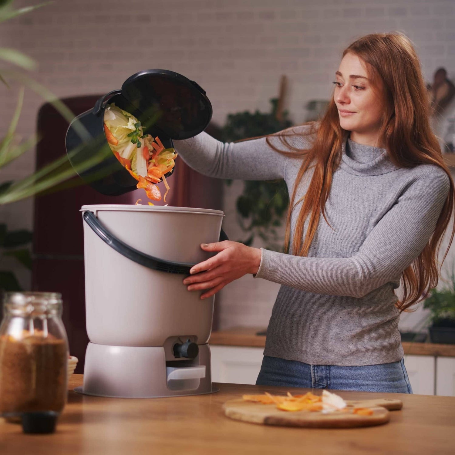 Biojäätmete komposter Bokashi Organko Essential valge 15,3 L - Koduwärk