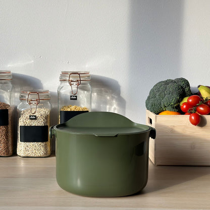 Biojäätmete prügikast Organko Daily oliiviroheline 3,3 L