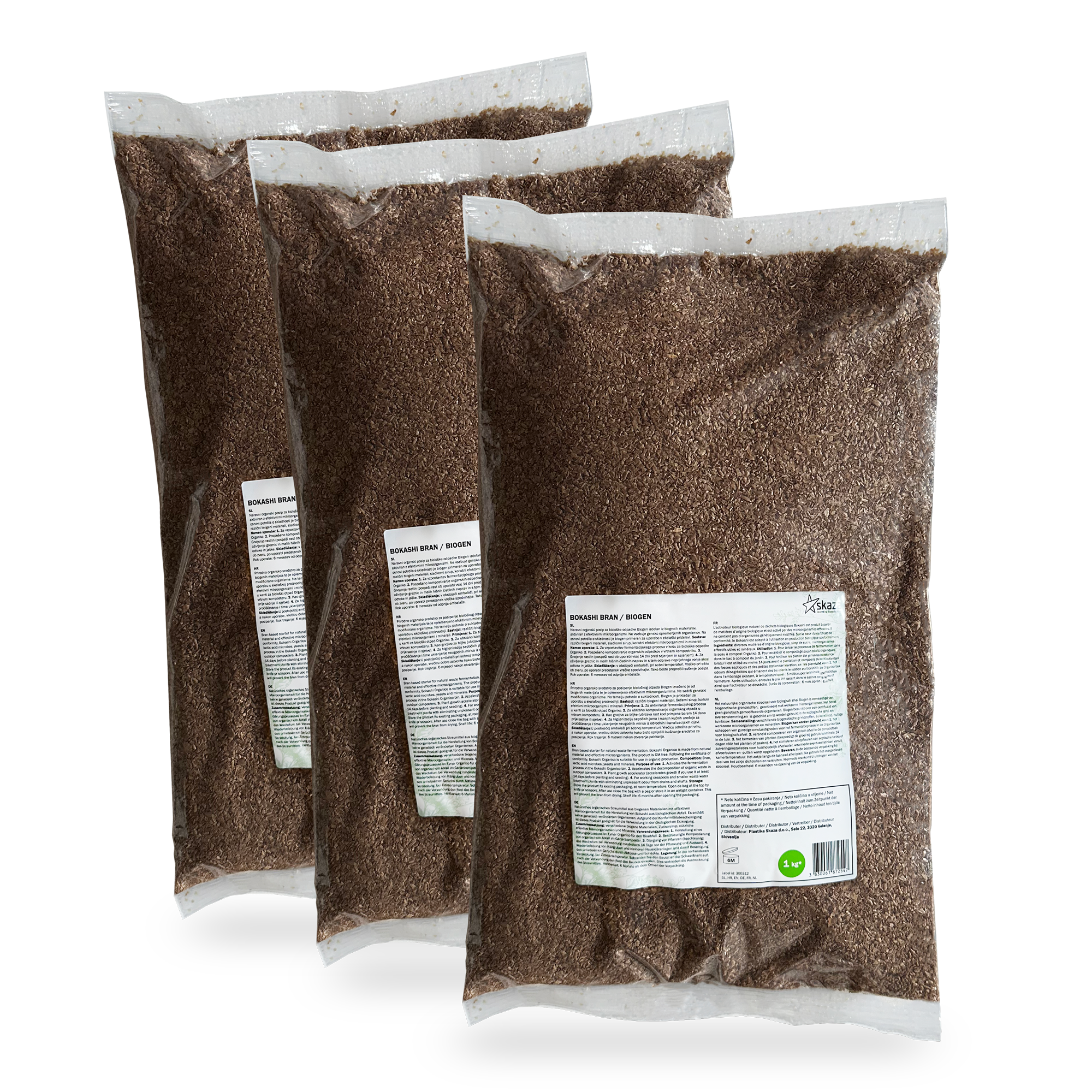 Bokashi kliid Biogen 3 x 1 kg