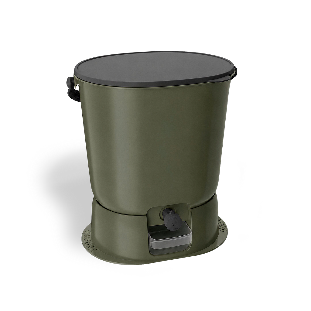 Bokashi komposter - Organko Essential oliiviroheline 15,3 L