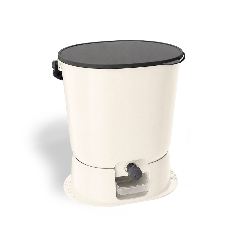 Bokashi komposter - Organko Essential valge 15,3 L
