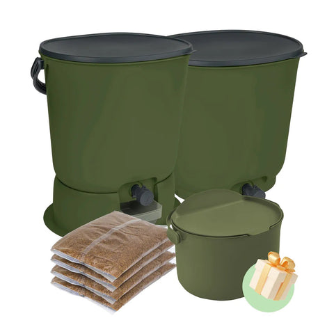 Premium Bokashi Stardikomplekt Essential oliiviroheline