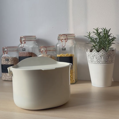 Biojäätmete prügikast Organko Daily valge 3,3 L