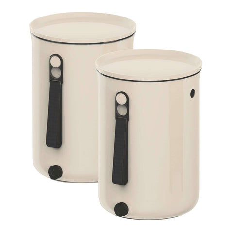 Bokashi Organko 2 köögikomposter valge komplekt 2 x 9,6 L